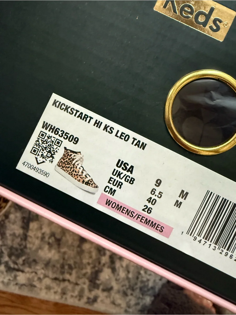Kate Spade x Keds High Top Kickstart in Leopard